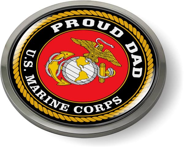 USMC Proud Dad Emblem